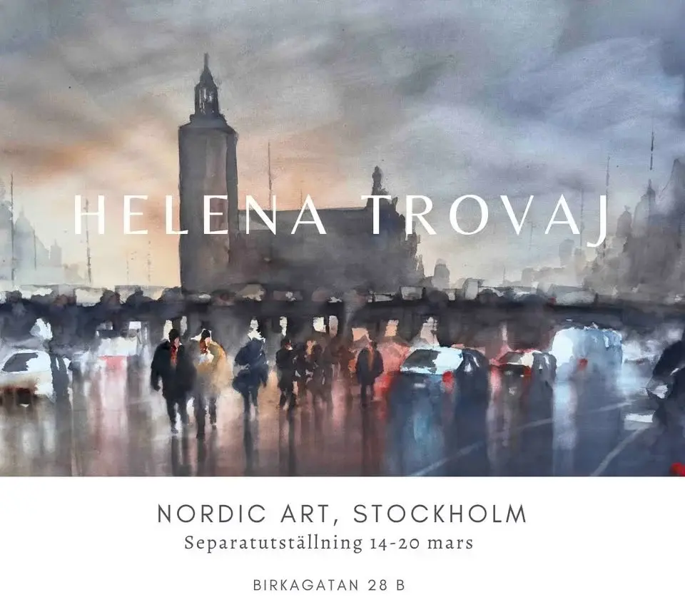 Finissage Helena Trovaj lördag 21 mars kl.12 -16 på Nordic Art