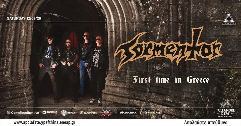 Tormentor (HU) live at Black Temple - first time in Greece !!!