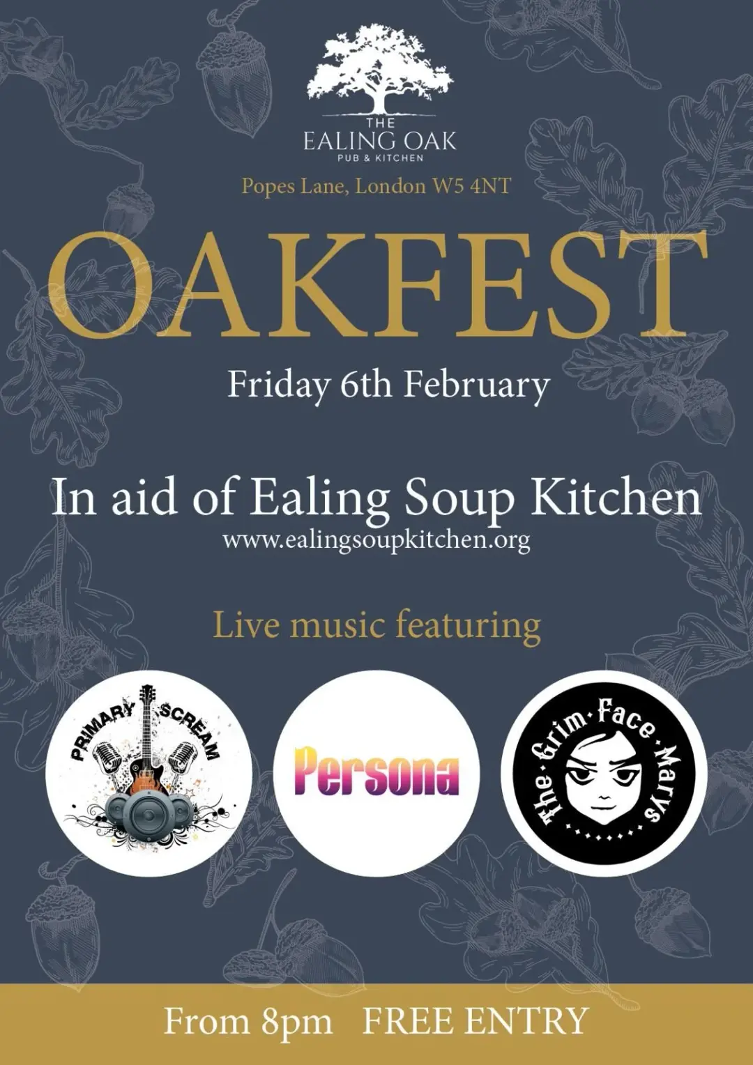 OAKFEST IN AID OF EALING SOUP KITCHEN