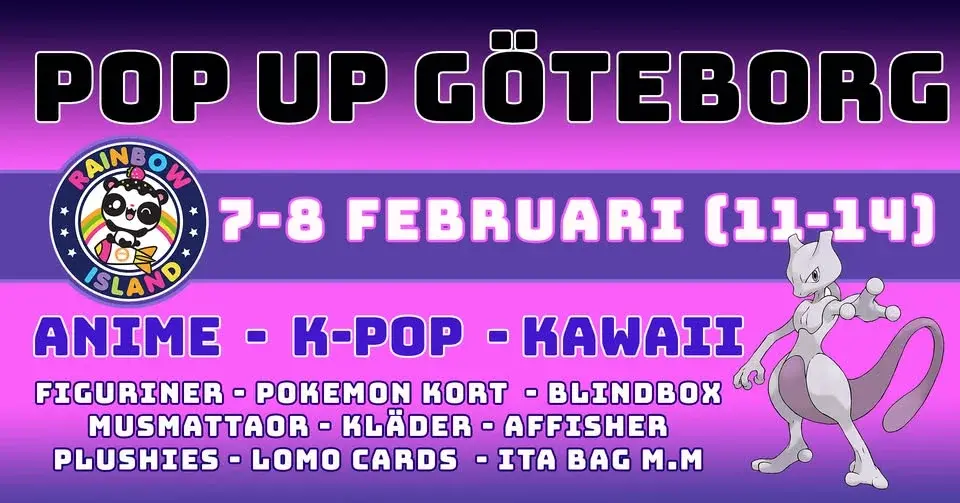 RAINBOW ISLAND POP UP GÖTEBORG