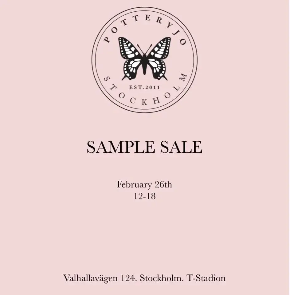 PotteryJo Sample SALE