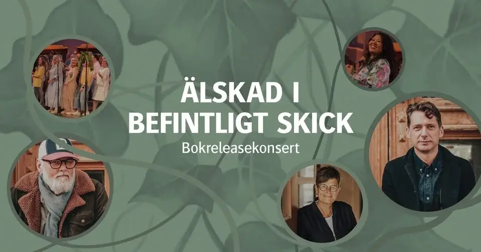 Bokreleasekonsert "Älskad i befintligt skick"