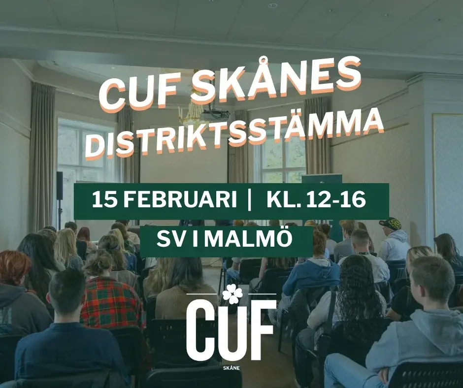 CUF Skåne distriktsstämma 2026