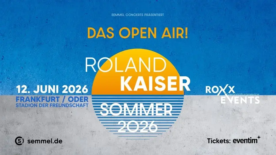 Roland Kaiser - Das Openair 2026 | Frankfurt (Oder)