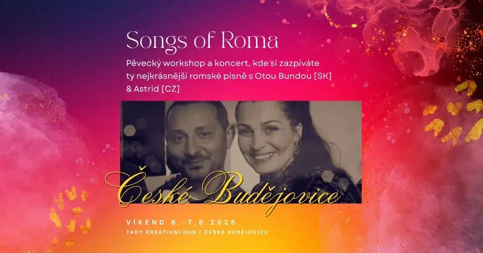 Pěvecký workshop a koncert Songs of Roma | České Budějovice