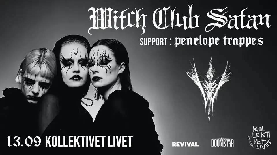 đ” Witch Club Satan, Northbound Tour | Penelope Trappes | Live pĂ„ Kollektivet Livet, Stockholm
