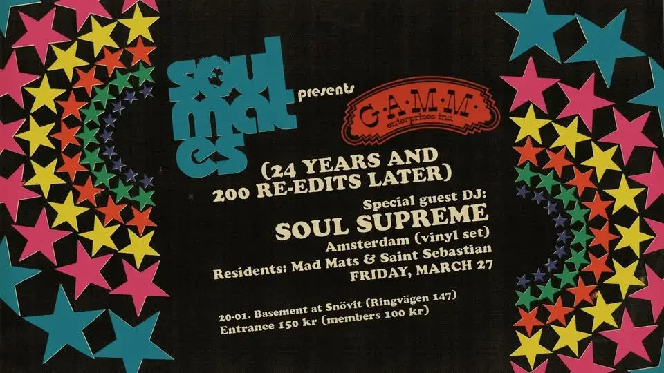 GAMM label party with DJ Soul Supreme (Amsterdam)