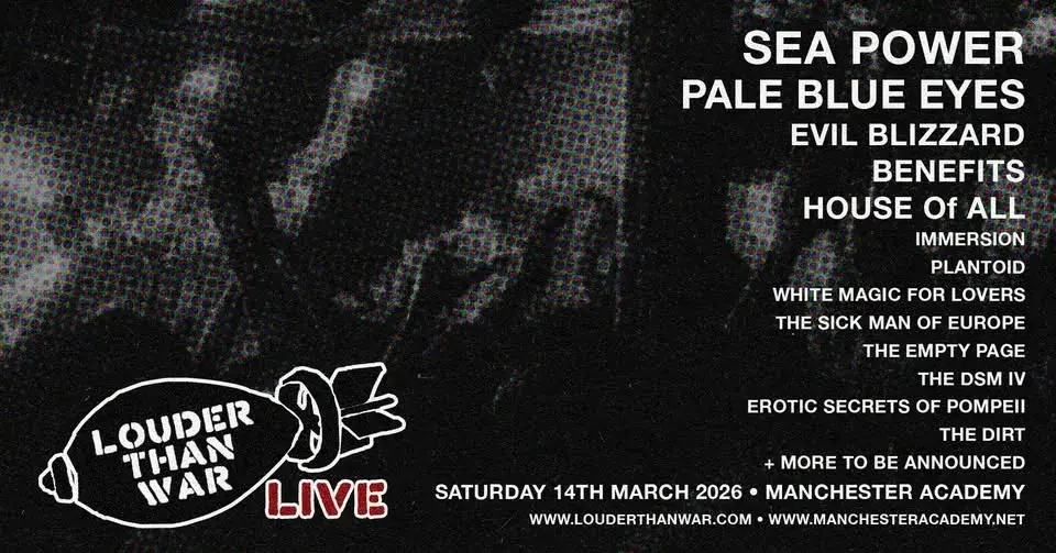 LOUDER THAN WAR LIVE | 14th March 2026 at Manchester Academy