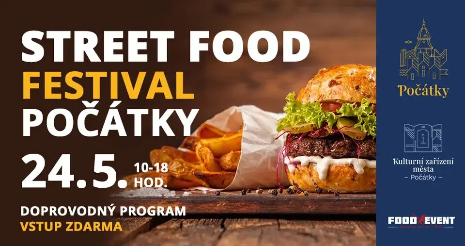 STREET FOOD FESTIVAL Počátky 2026