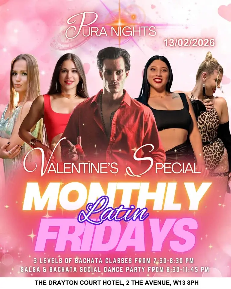 Pura Nights Salsa & Bachata Latin Friday - 13th February