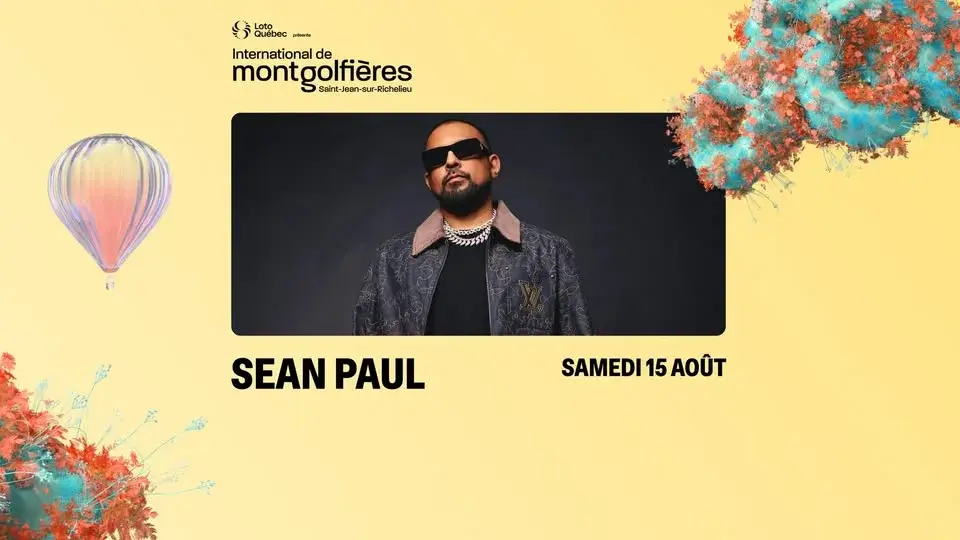 SEAN PAUL 🎈- 15 AOÛT 2026