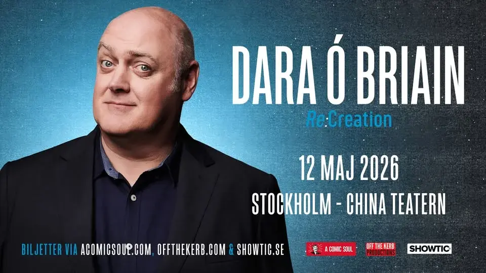 Dara Ó Briain in Stockholm