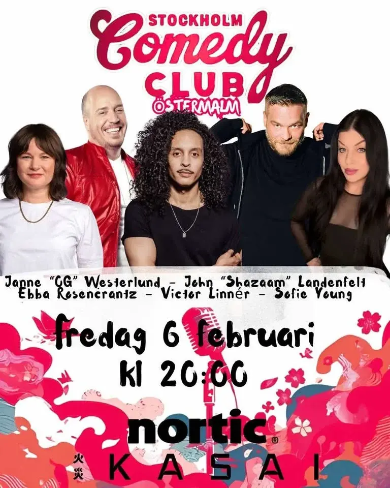 Viktor Linner, John ”Shazaam” Landenfelt, Sofie Young, Ebba Rosencrantz & Janne ”OG” Westerlund 