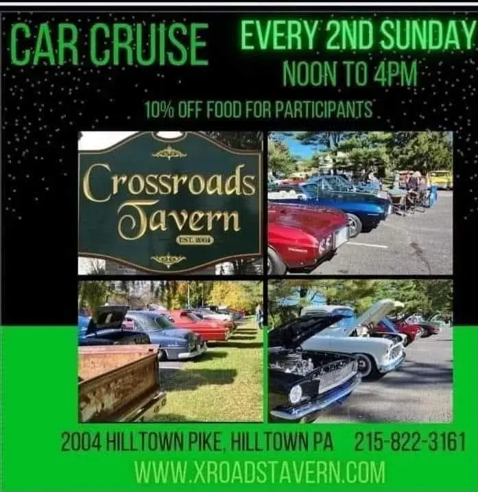2nd Sunday's Cruise In at Crossroads Tavern 