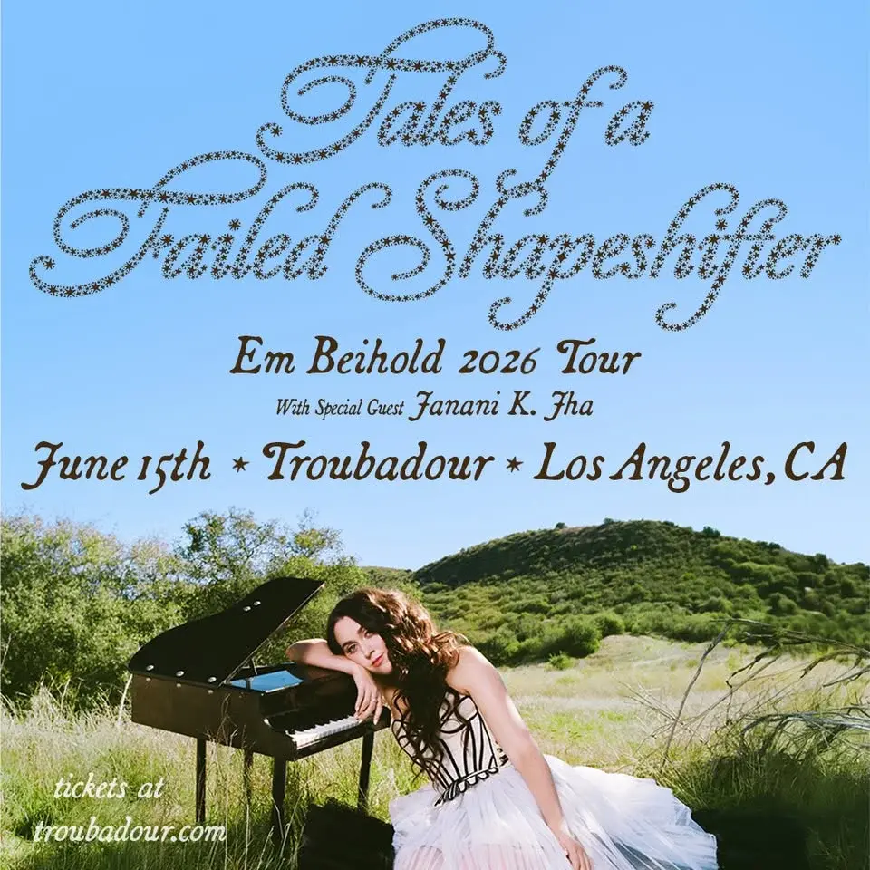 Em Beihold w/ Janani K. Jha at Troubadour
