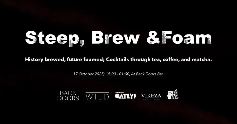 Steep, Brew & Foam - Cocktail Party - Back Doors x WILD