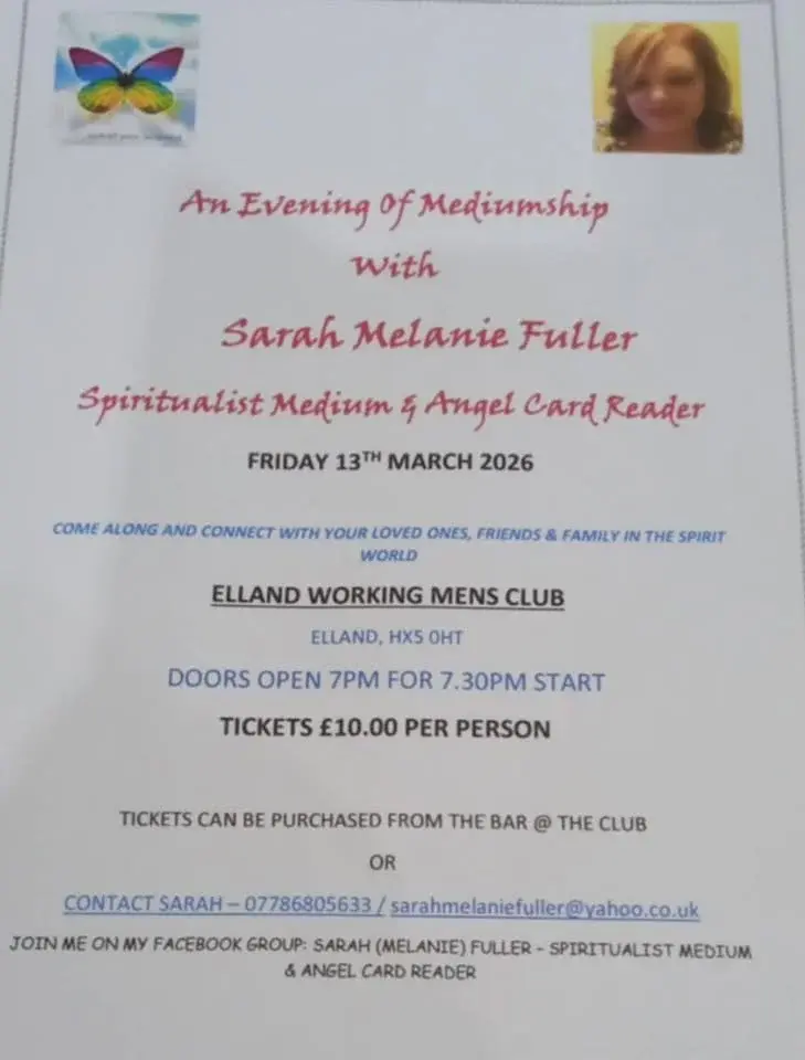 An Evening of Mediumship with Sarah Melanie Fuller