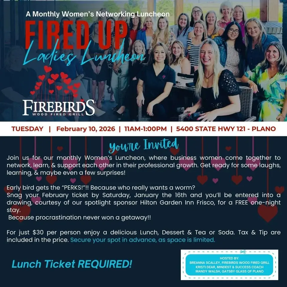 February 2026 Fired Up Ladies Luncheon