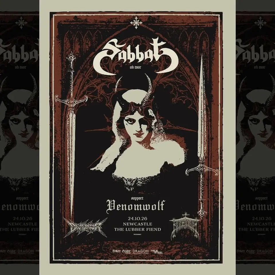 SABBAT (JPN) // VENOMWOLF // DEVASTATOR // BONE TOMB @ Lubber Fiend - 24.10.26