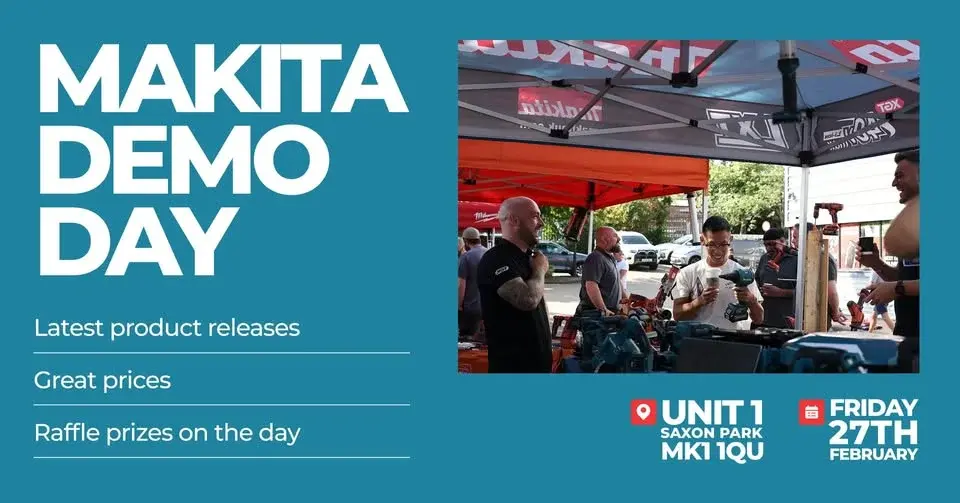 MAKITA DEMO DAY โ LIVE IN MILTON KEYNES!
