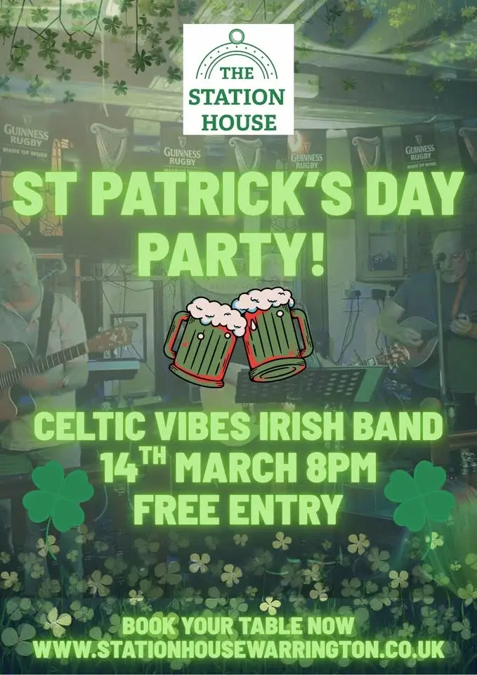 St Paddy’s Party at the Station House🍀