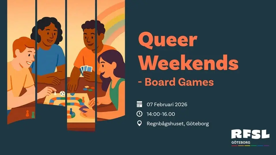 Board games with Queer Weekends - Brädspelshäng med Queer weekends