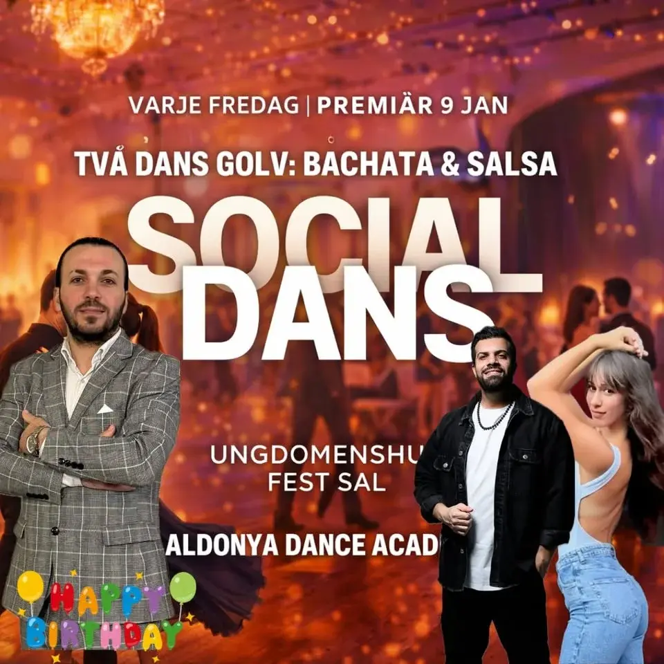 ★BIRTHDAY SALSA & BACHATA PARTY • BACHATA WORKSHOP WITH GUEST INSTRUCTORS FROM CPH★