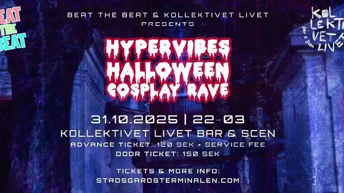 🎃 HyperVibes Halloween Cosplay Rave 🎶