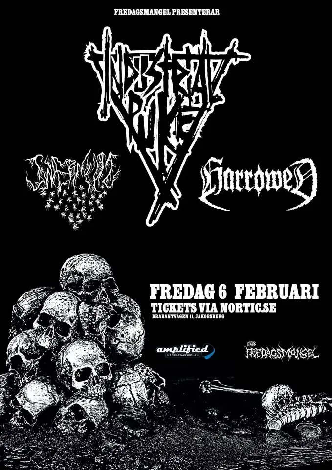 Industrial Puke + Harrowed + Swaermmm Live @Klubb Fredagsmangel