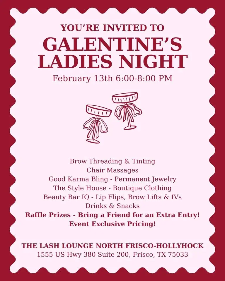 The Lash Lounge Galentine's Day Event