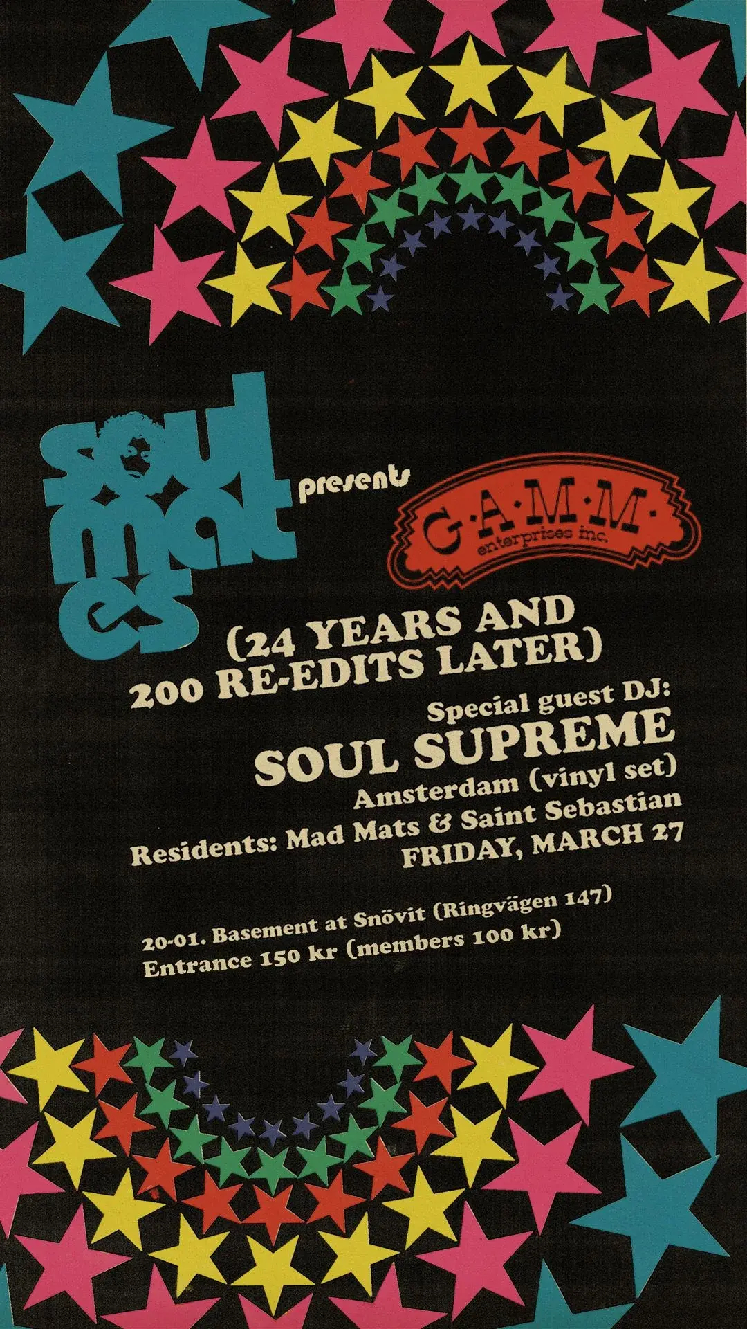 Soulmates presents GAMM at Snövit