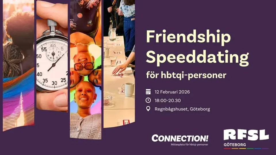 Friendship Speeddating för hbtqi-personer