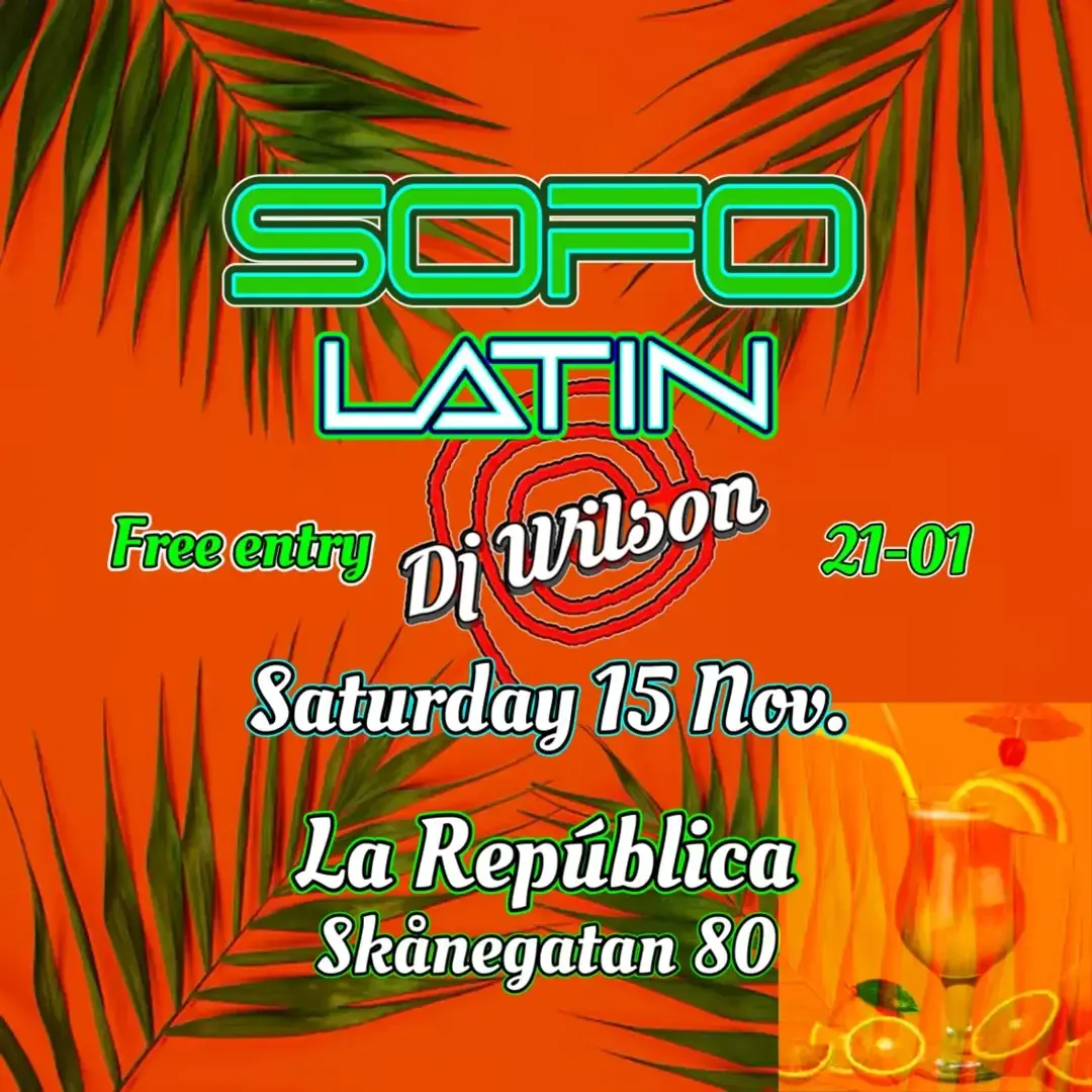 SOFO LATIN! Free entry