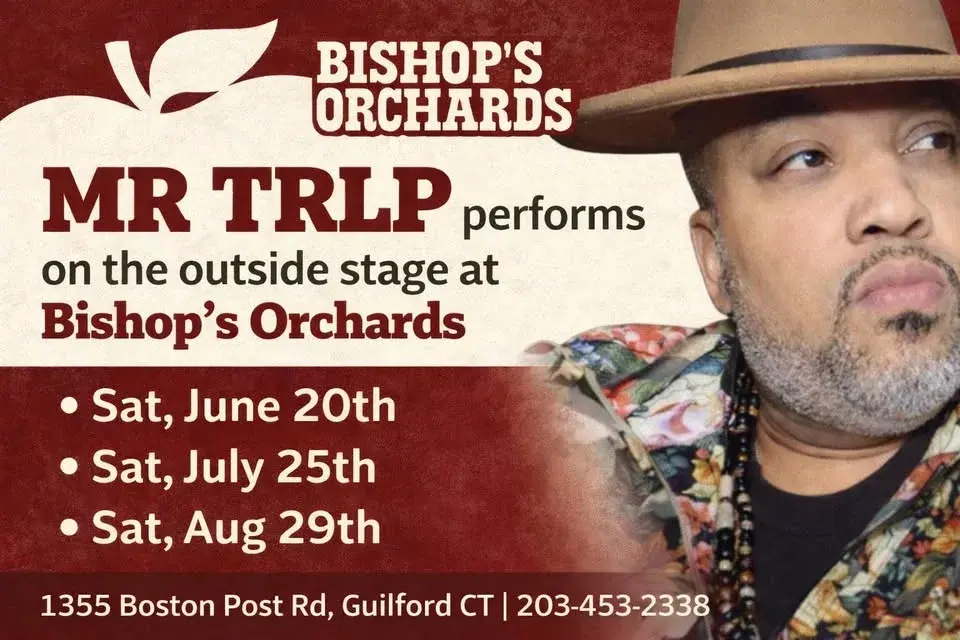 Mr TRLP performs at Bishops Orchards in Guilford