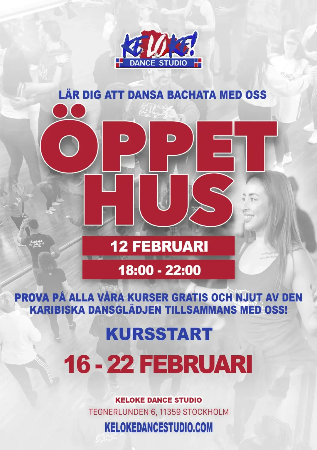 Öppet Hus på Keloke Dance Studio 12e februari!