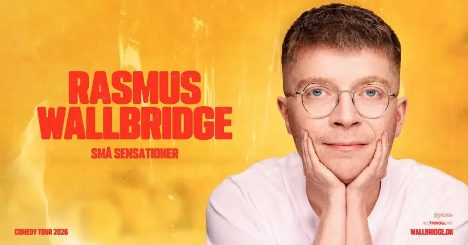 Rasmus Wallbridge - Små Sensationer - Comedy Show 2026 - Magasinet, Odense