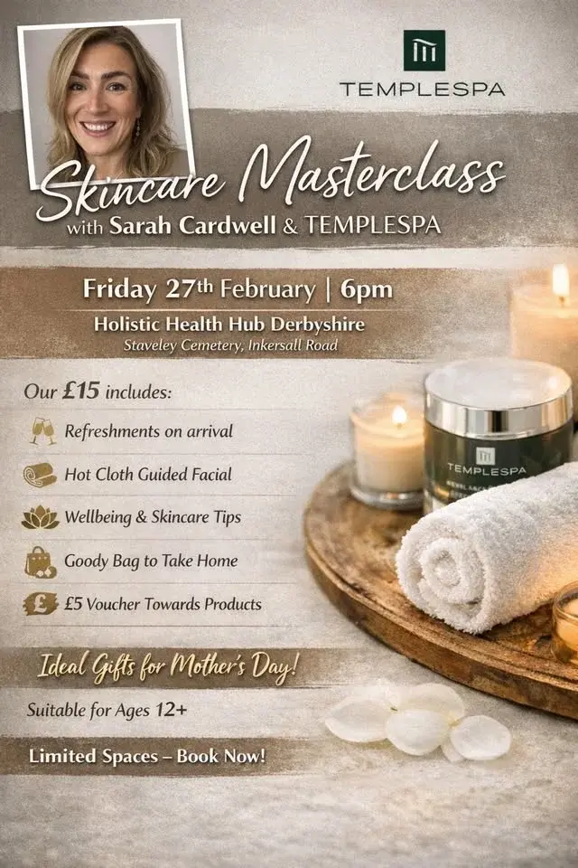 Skincare Masterclass with Sarah Cardwell & TEMPLESPA
