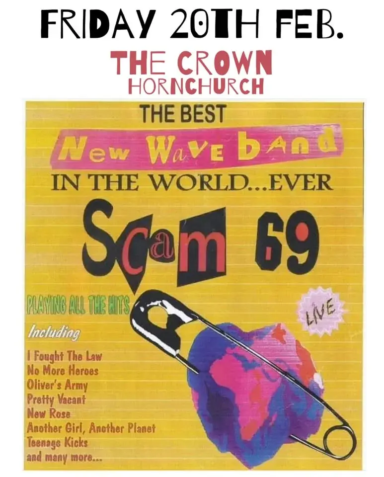 Scam 69 here on Friday 20th 
