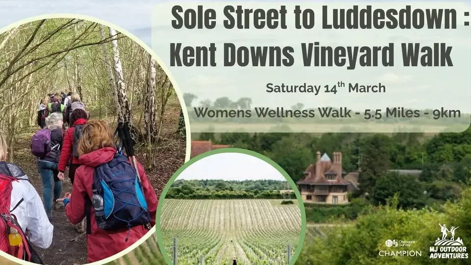 Sole Street to Luddesdown : Kent Downs Vineyard Walk (March) – Womens Walking Group