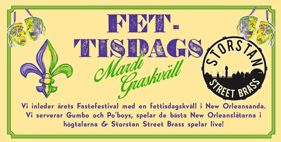 Mardi Gras-tisdag på Zumen