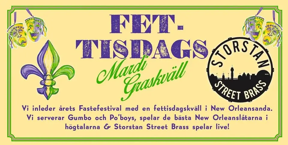 Mardi Gras-tisdag på Zumen