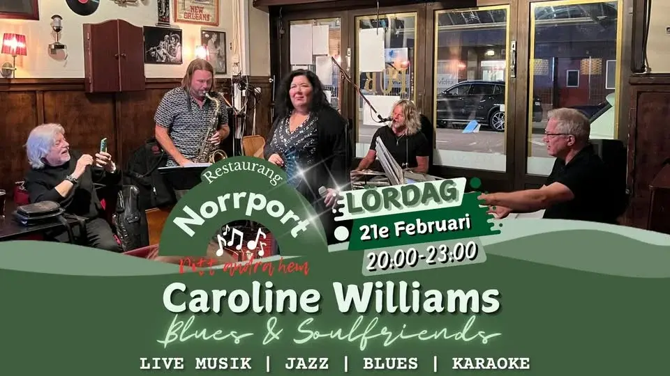 Caroline Williams Blues & Soulfriends | Norrport Live