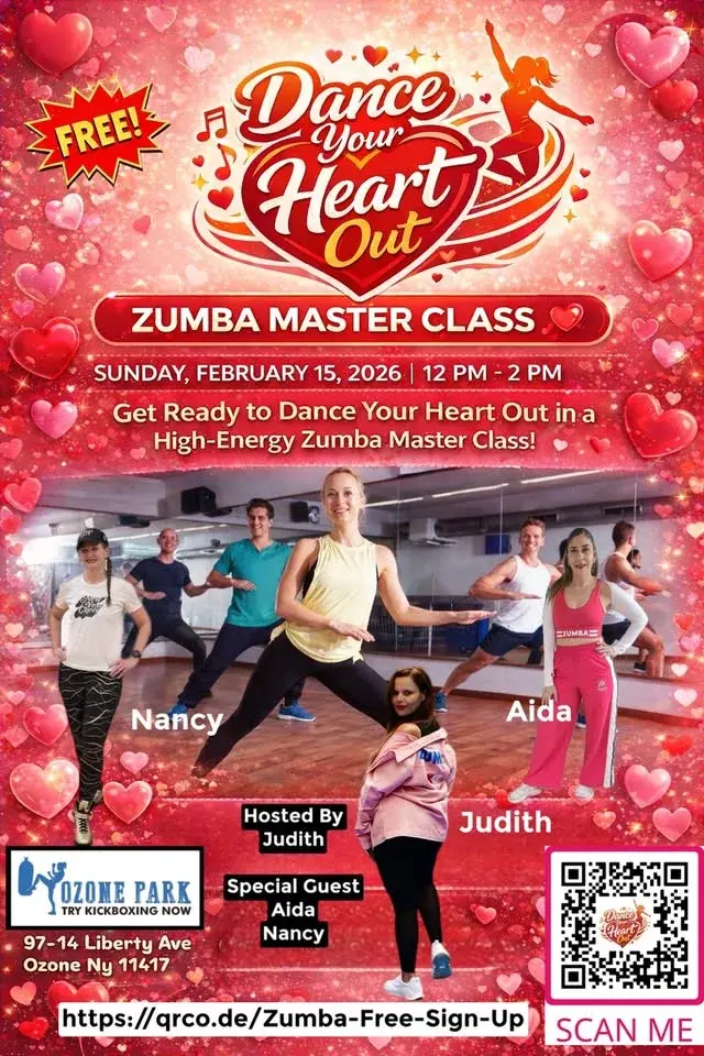 Dance Your Heart Out (Free Zumba Master Class)