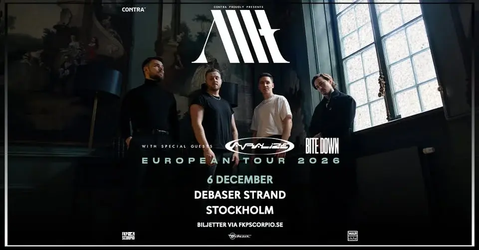 Allt + Special guests: Avralize + Bite Down