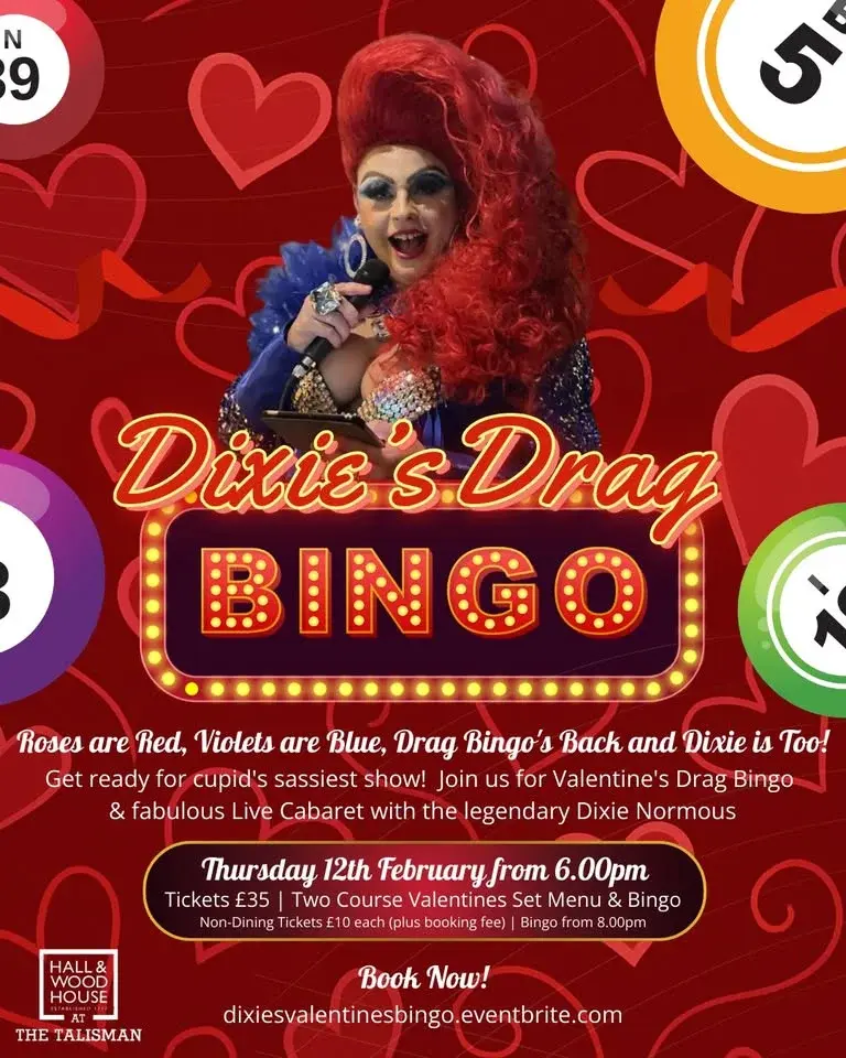 Dixie's Valentines Drag Bingo