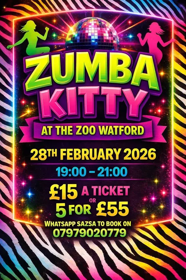 ZUMBA at THE ZOO WATFORD - Hosted By Zumba Kitty