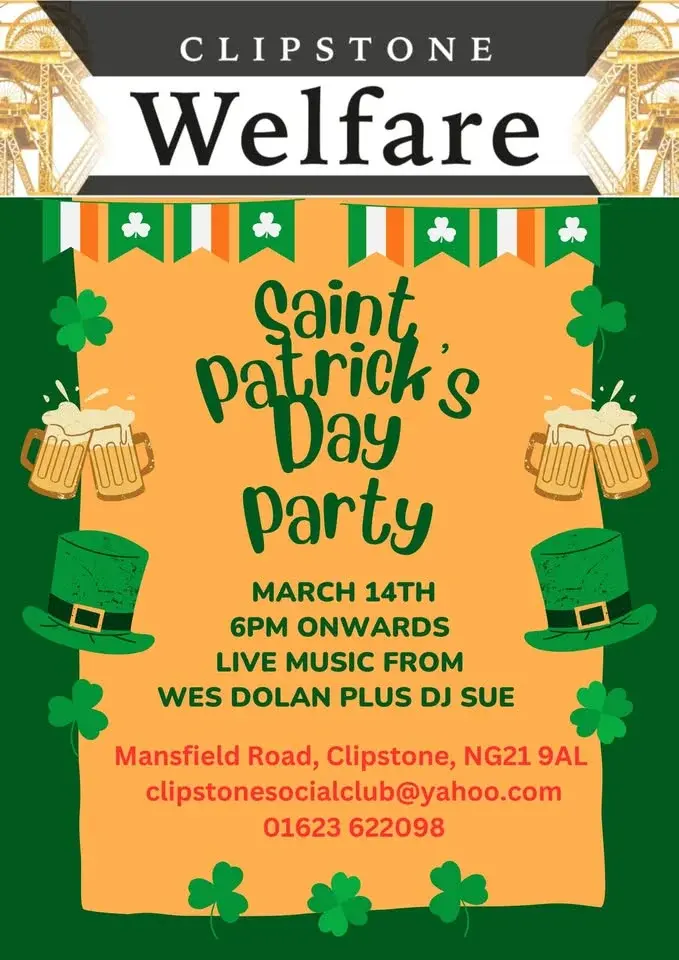 St Patricks Day live music and disco