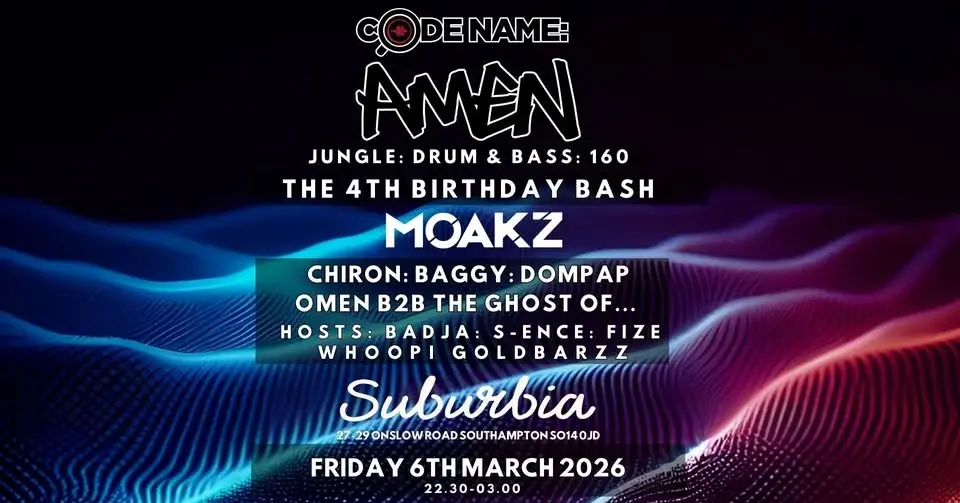 Codename: Amen 4th Birthday