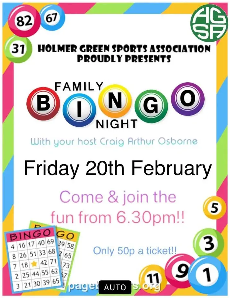 Family Bingo Night