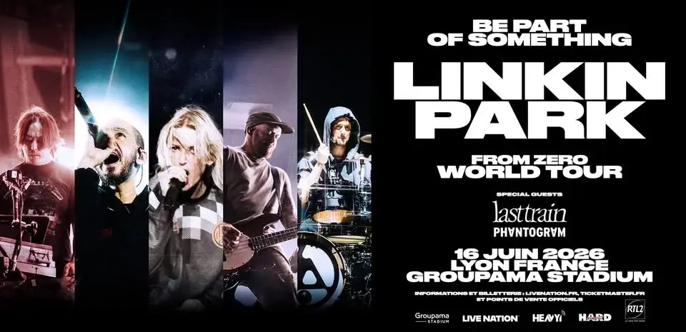 LINKIN PARK | Groupama Stadium, Lyon - 16 juin 2026